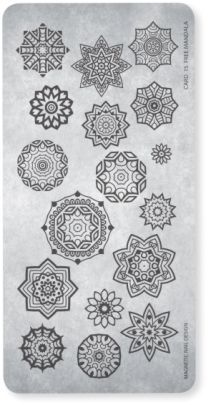 Stempelplatte Free Mandala