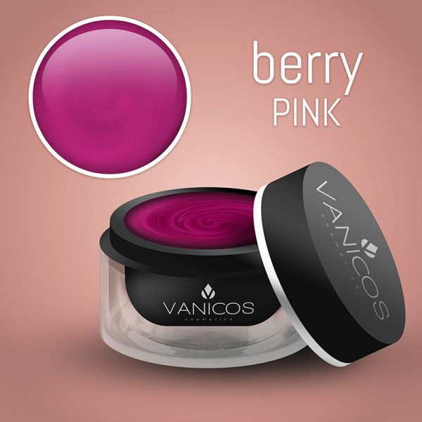 VANICOS Farbgel Berry Pink Metalliceffekt
