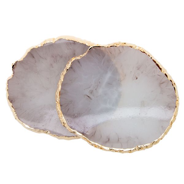 Display Agate Geode Taupe
