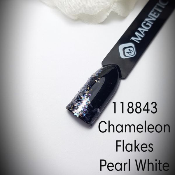 Chameleon Flakes Pearl White