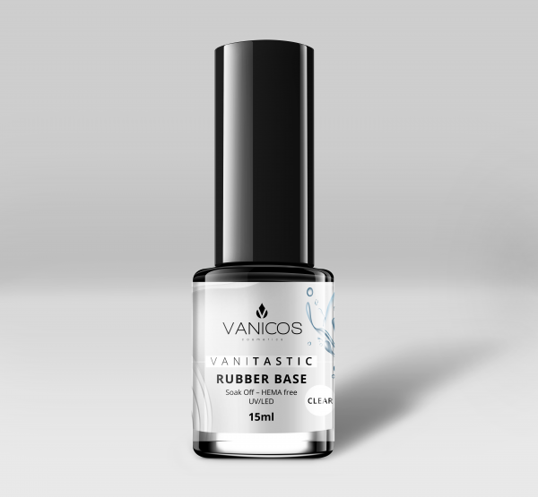 VANITASTIC Rubber Base Gel CLEAR 15ml