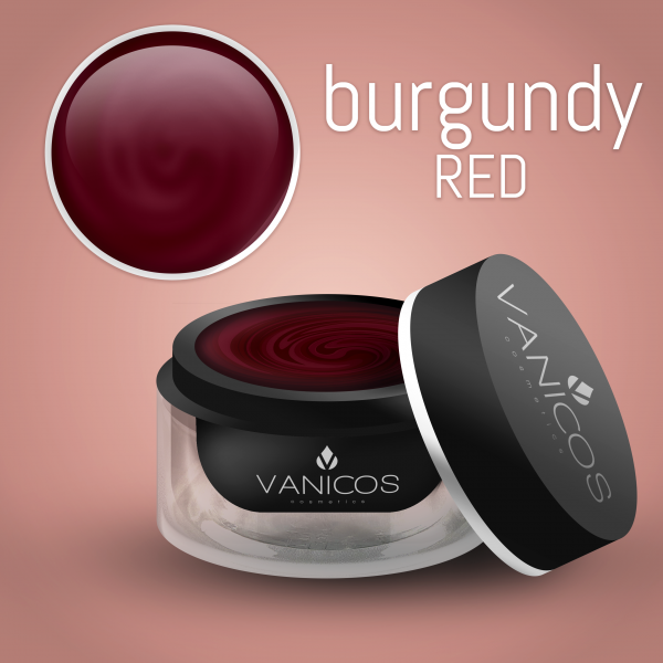 VANICOS Farbgel Burgundy Red 5ml