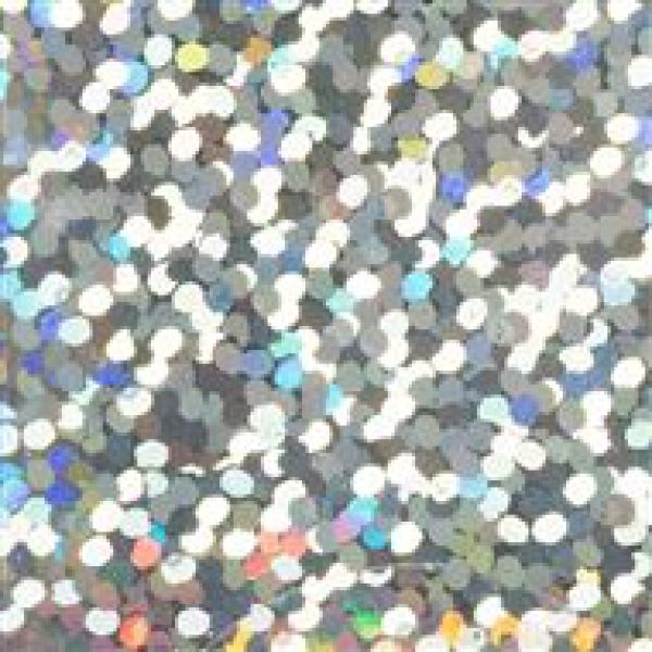 Transferfolie Holo Silber Confetti