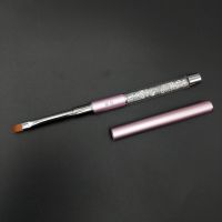 VANICOS Gelpinsel #6 rose oval mit Strass