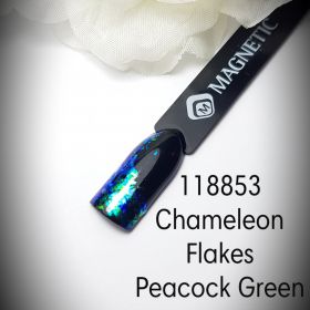 Chameleon Flakes Peacock Green