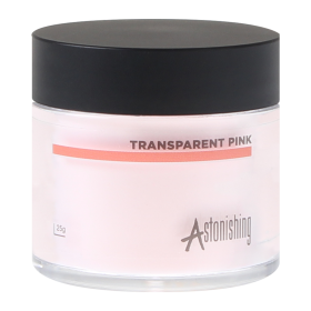 Acrylpowder Transparent Pink 25g