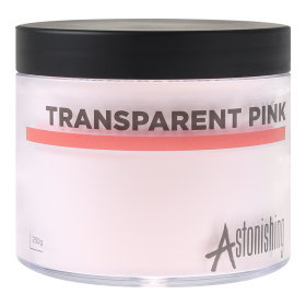 Acrylpowder Transparent Pink 250 g