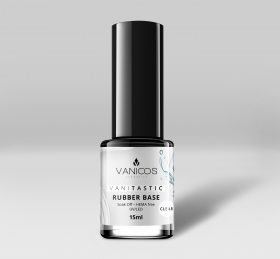 VANITASTIC Rubber Base Gel CLEAR 15ml